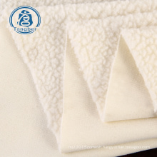 240gsm 100% polyester sherpa fleece fabric for winter warm coat jacket
